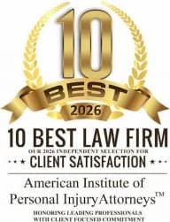 10 Best Law Firm 2026 for Client Satisfaction, American Institute of Personal Injury Attorneys